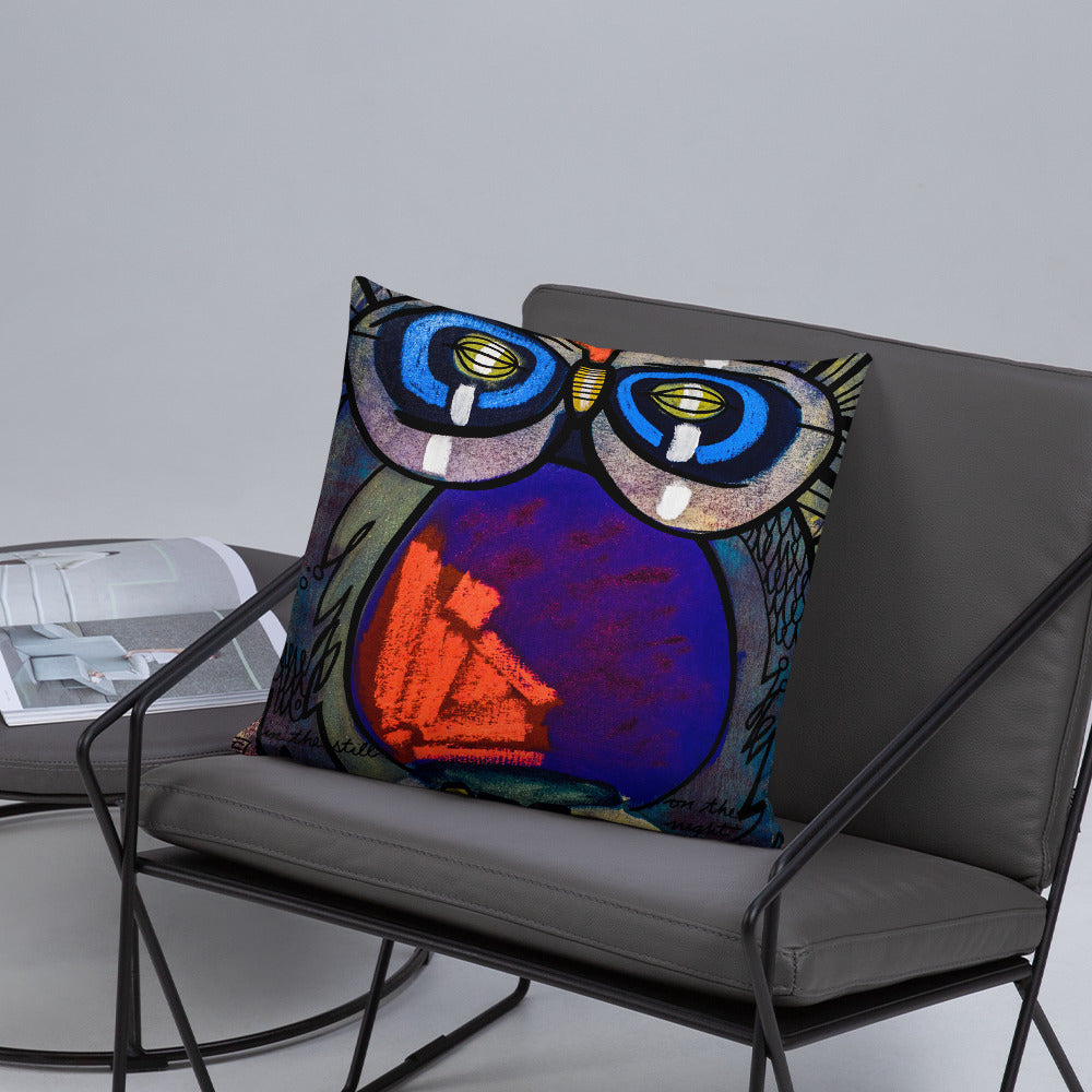 In the Still, on the Night - Lebo Premium Throw Pillow
